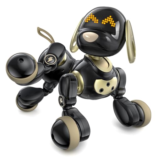 Loona Robot Dog Toy, Smart Interactive Puppy with 30+ LED Faces